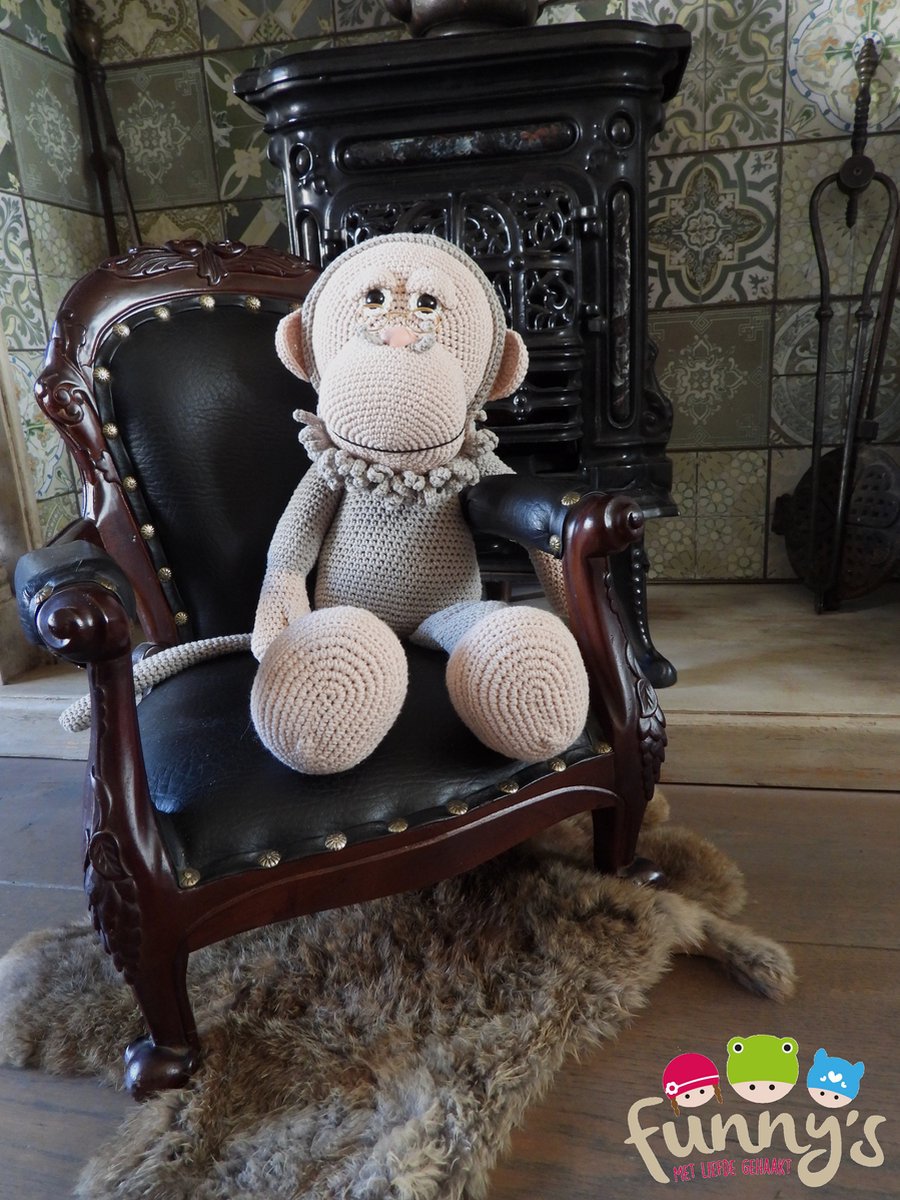 Haakpakket XXL Funny Monkey basic Grandpa